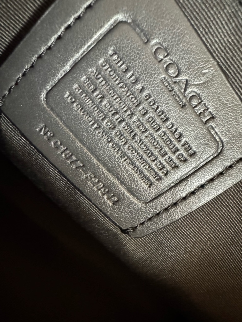 COACH Light Blue  Floral Applique Leather Satchel with Top Handles - Picture 4 of 16